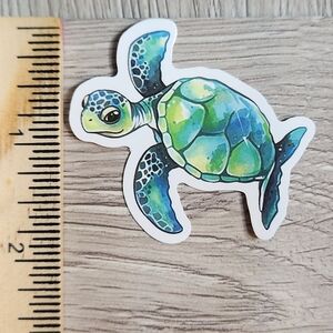 10/$10 Turtle Stickers Kuwaii Turtles Cartoon Colorful Sea Ocean Marine D162